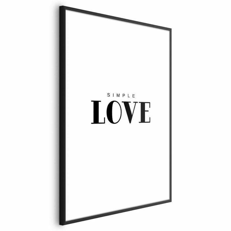 Poster - Simple Love in Poster e stampe Collezione Casa - Trebisacce, commercioVirtuoso.it