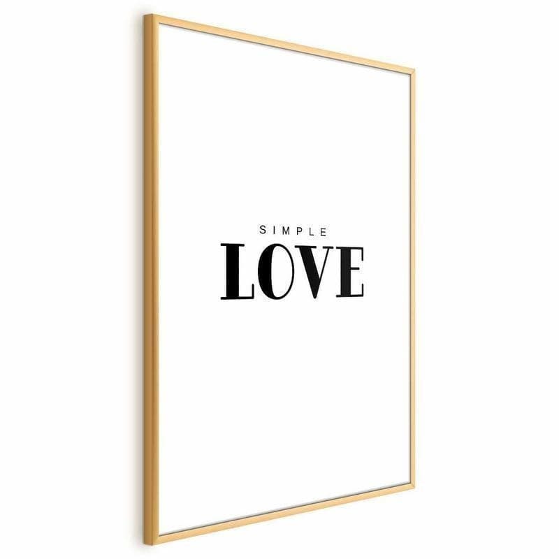 Poster - Simple Love in Poster e stampe Collezione Casa - Trebisacce, commercioVirtuoso.it
