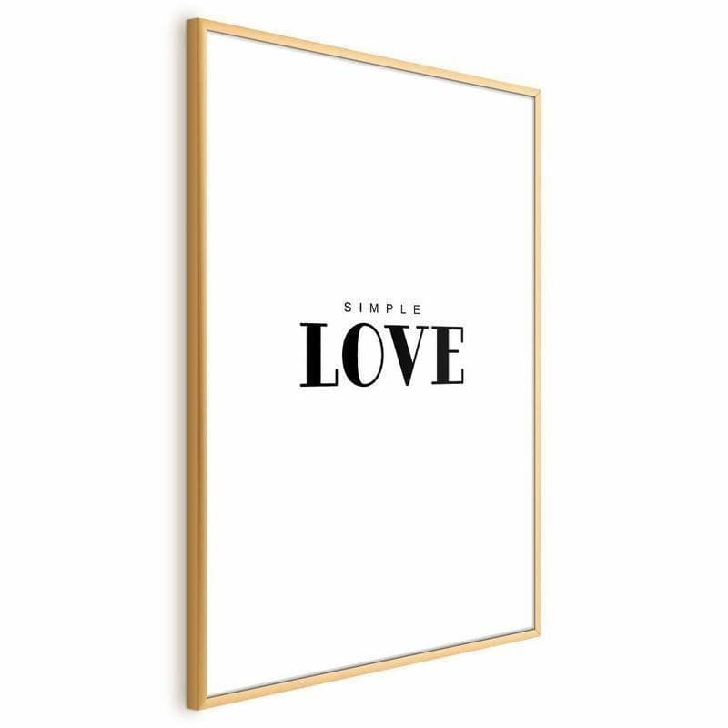 Poster - Simple Love in Poster e stampe Collezione Casa - Trebisacce, commercioVirtuoso.it