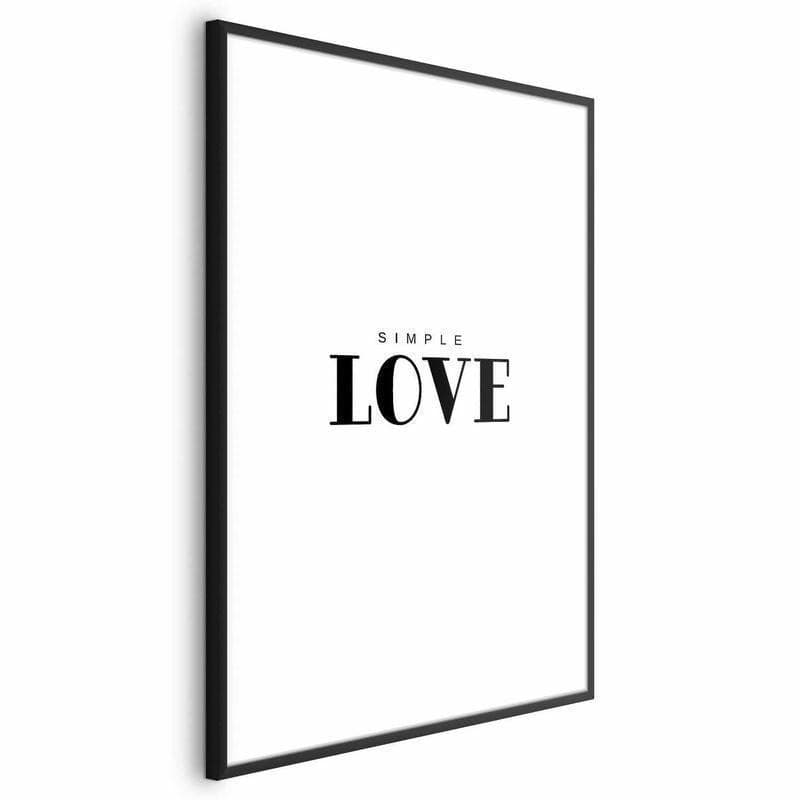 Poster - Simple Love in Poster e stampe Collezione Casa - Trebisacce, commercioVirtuoso.it