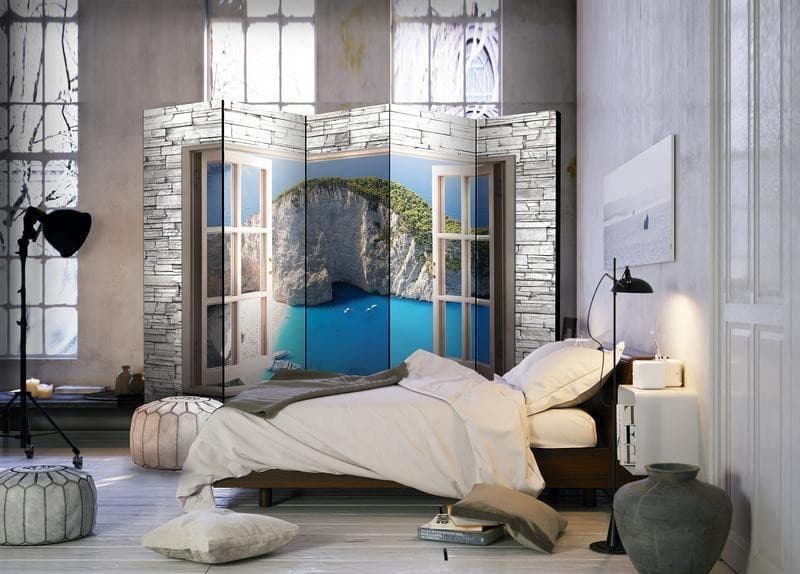 Paravento Azure Paradise II [divisori da interno] in Paraventi Collezione Casa - Trebisacce, commercioVirtuoso.it