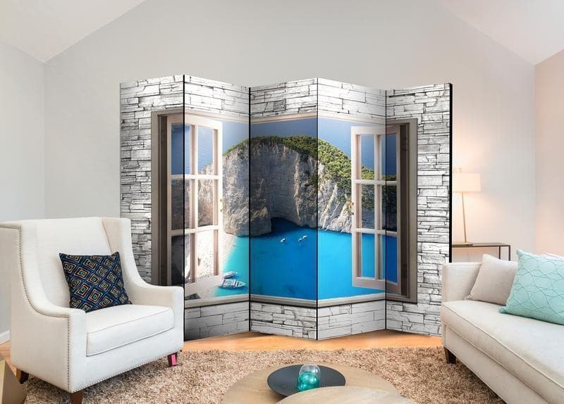 Paravento Azure Paradise II [divisori da interno] in Paraventi Collezione Casa - Trebisacce, commercioVirtuoso.it