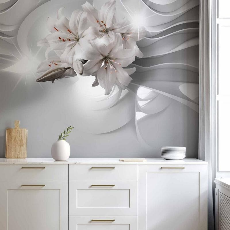 Fotomurale Lilies in the Tunnel in Carta da parati Collezione Casa - Trebisacce, commercioVirtuoso.it