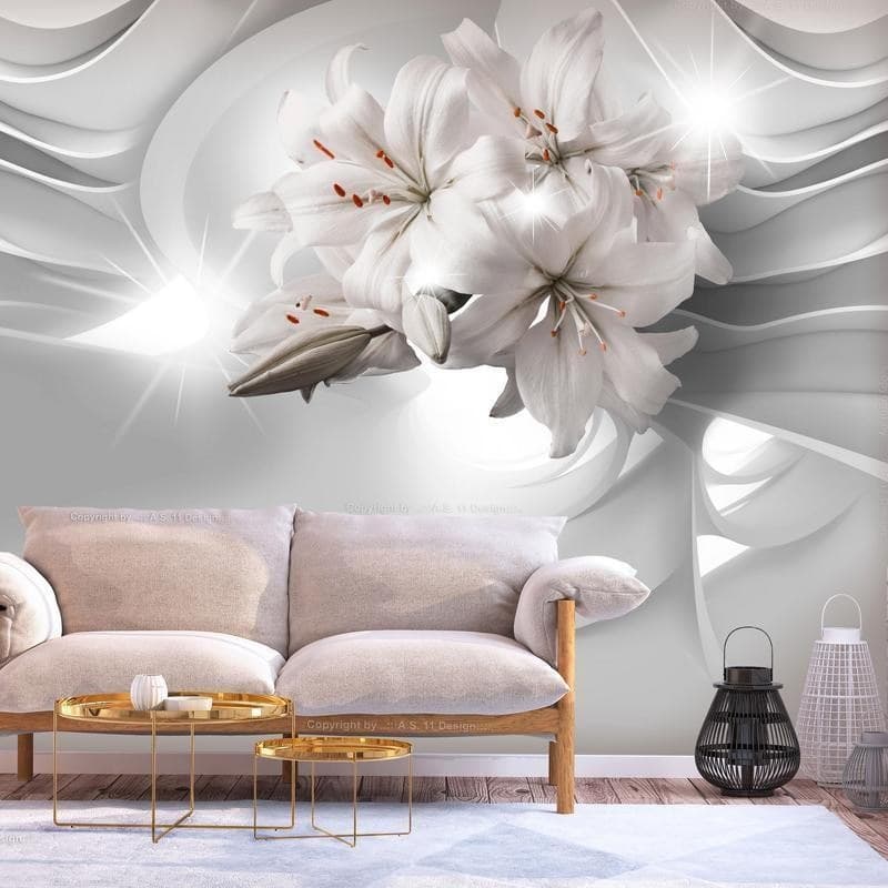 Fotomurale Lilies in the Tunnel in Carta da parati Collezione Casa - Trebisacce, commercioVirtuoso.it