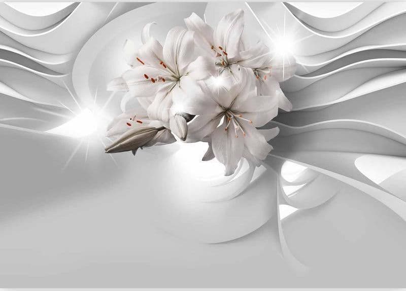 Fotomurale Lilies in the Tunnel in Carta da parati Collezione Casa - Trebisacce, commercioVirtuoso.it