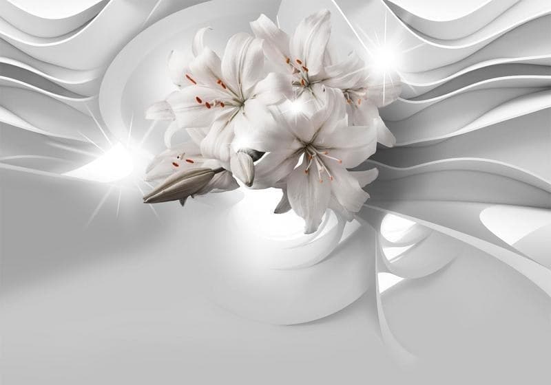 Fotomurale Lilies in the Tunnel in Carta da parati Collezione Casa - Trebisacce, commercioVirtuoso.it
