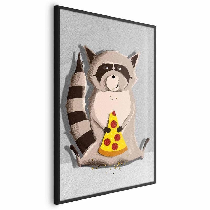 Poster - Raccoon Glutton in Poster e stampe Collezione Casa - Trebisacce, commercioVirtuoso.it
