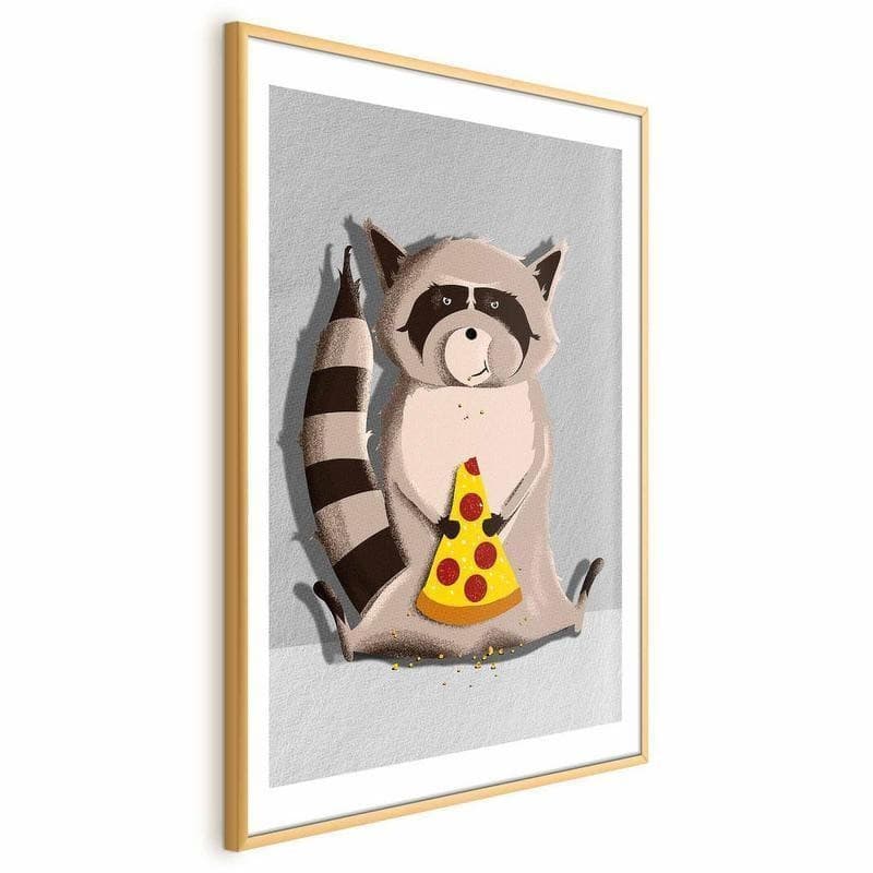 Poster - Raccoon Glutton in Poster e stampe Collezione Casa - Trebisacce, commercioVirtuoso.it
