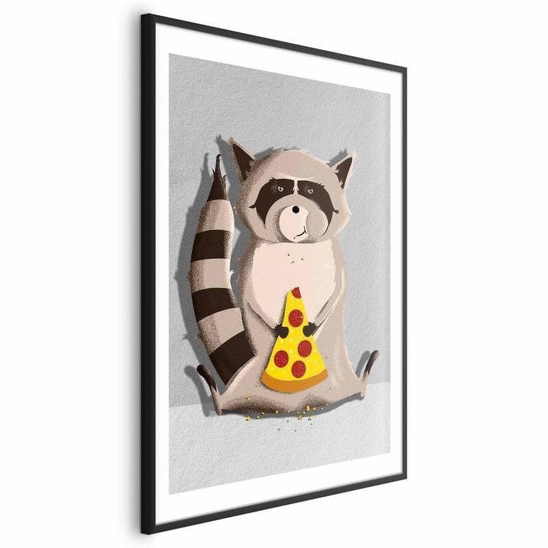 Poster - Raccoon Glutton in Poster e stampe Collezione Casa - Trebisacce, commercioVirtuoso.it