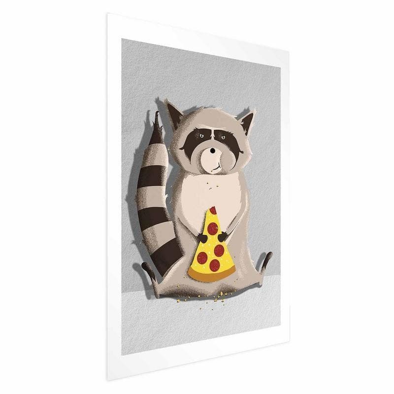 Poster - Raccoon Glutton in Poster e stampe Collezione Casa - Trebisacce, commercioVirtuoso.it