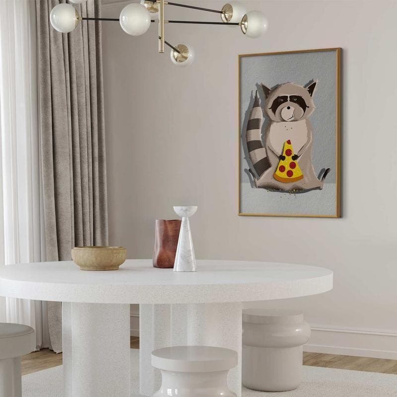Poster - Raccoon Glutton in Poster e stampe Collezione Casa - Trebisacce, commercioVirtuoso.it