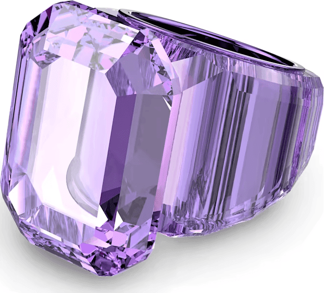 Swarovski Anello cocktail Lucent Taglio ottagonale, Lilla in Anelli Alba Gioielli - Casoria, commercioVirtuoso.it