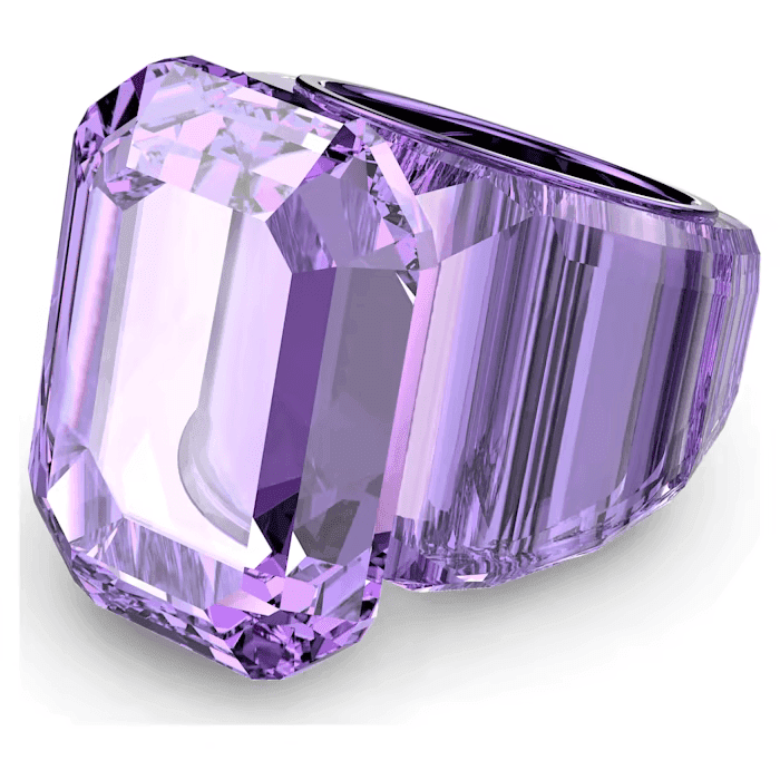 Swarovski Anello cocktail Lucent Taglio ottagonale, Lilla in Anelli Alba Gioielli - Casoria, commercioVirtuoso.it