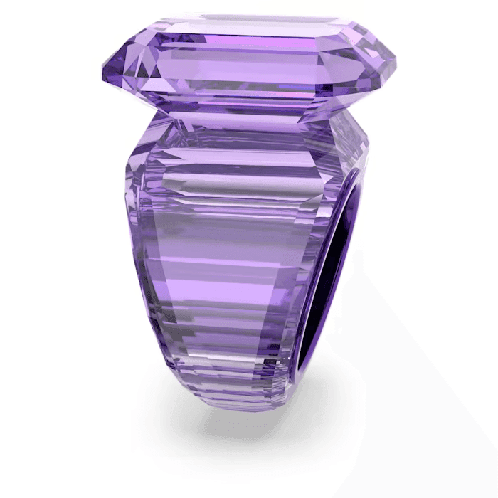 Swarovski Anello cocktail Lucent Taglio ottagonale, Lilla in Anelli Alba Gioielli - Casoria, commercioVirtuoso.it