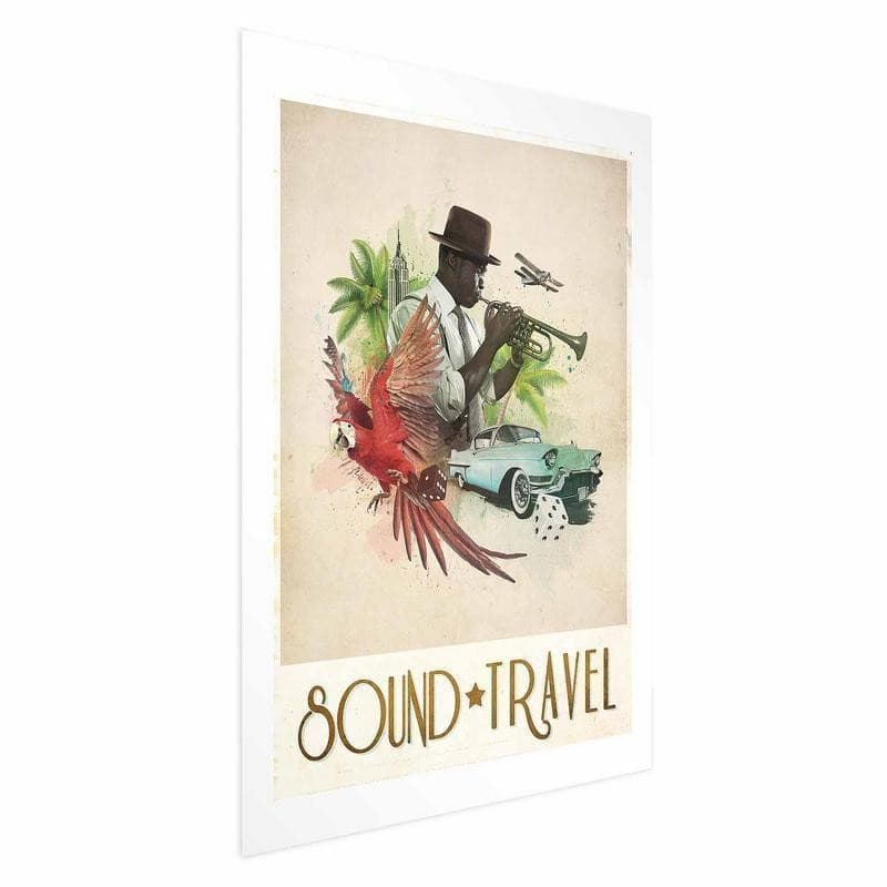 Poster - Sound Travel in Poster e stampe Collezione Casa - Trebisacce, commercioVirtuoso.it