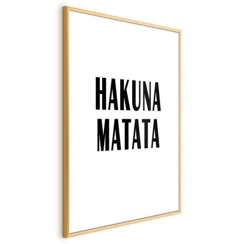 Poster - Hakuna Matata in Poster e stampe Collezione Casa - Trebisacce, commercioVirtuoso.it