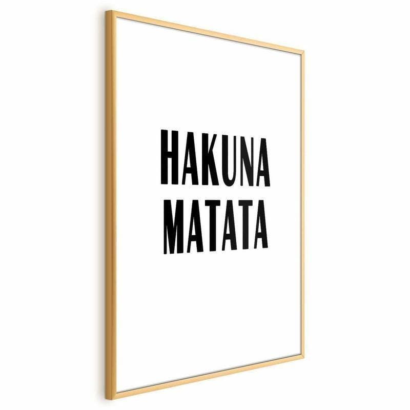 Poster - Hakuna Matata in Poster e stampe Collezione Casa - Trebisacce, commercioVirtuoso.it