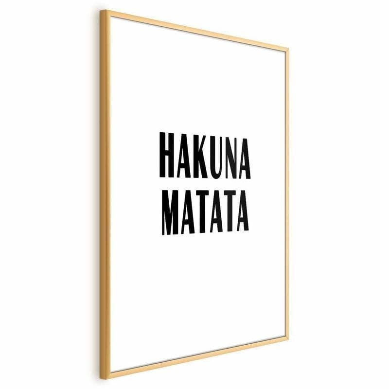 Poster - Hakuna Matata in Poster e stampe Collezione Casa - Trebisacce, commercioVirtuoso.it