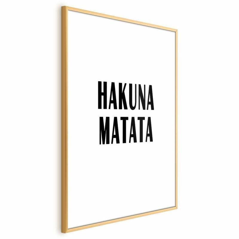 Poster - Hakuna Matata in Poster e stampe Collezione Casa - Trebisacce, commercioVirtuoso.it