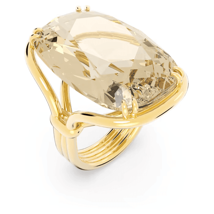 Swarovski Anello cocktail Harmonia Cristallo oversize Tono dorato in Anelli Alba Gioielli - Casoria, commercioVirtuoso.it