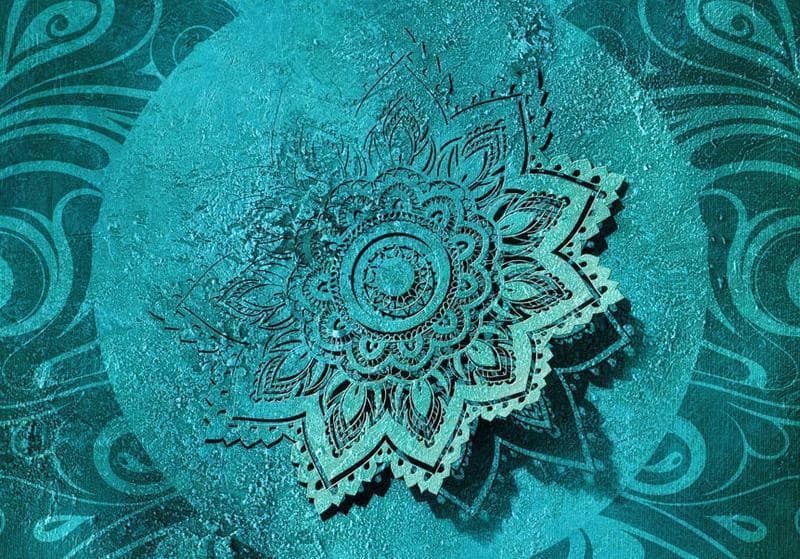 Fotomurale Azure Flower in Carta da parati Collezione Casa - Trebisacce, commercioVirtuoso.it
