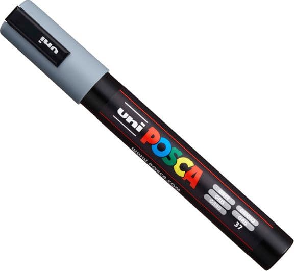 Marcatore Uni Posca Pc5M P.Media 1,8-2,5Mm Grigio Uni Mitsubishi