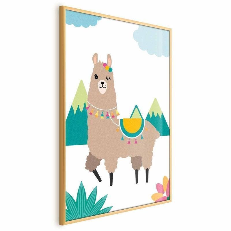 Poster - Extraordinary Llama in Poster e stampe Collezione Casa - Trebisacce, commercioVirtuoso.it