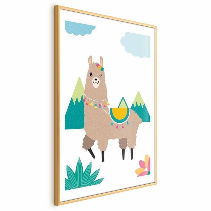 Poster - Extraordinary Llama in Poster e stampe Collezione Casa - Trebisacce, commercioVirtuoso.it
