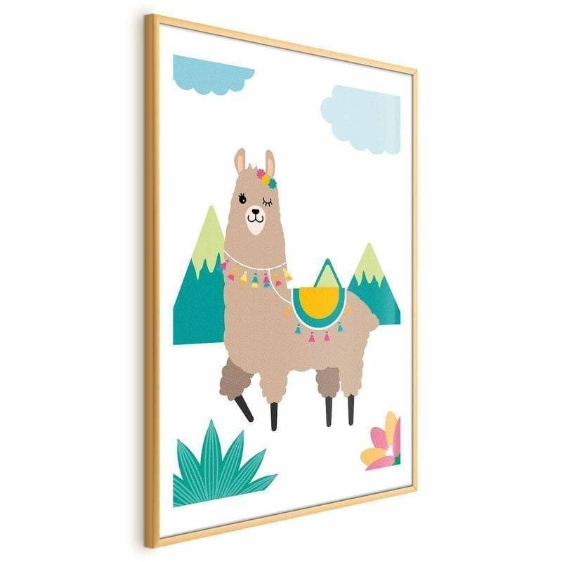 Poster - Extraordinary Llama in Poster e stampe Collezione Casa - Trebisacce, commercioVirtuoso.it