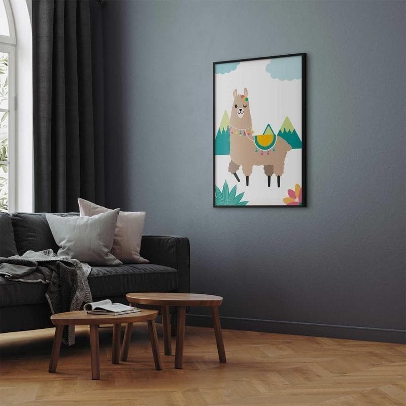 Poster - Extraordinary Llama in Poster e stampe Collezione Casa - Trebisacce, commercioVirtuoso.it