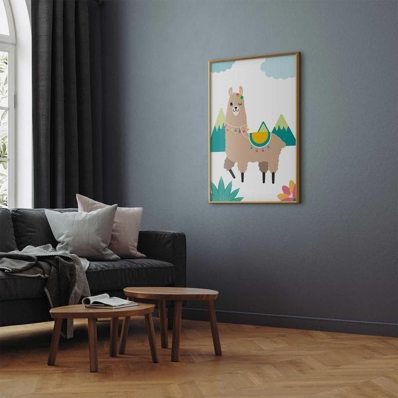 Poster - Extraordinary Llama in Poster e stampe Collezione Casa - Trebisacce, commercioVirtuoso.it