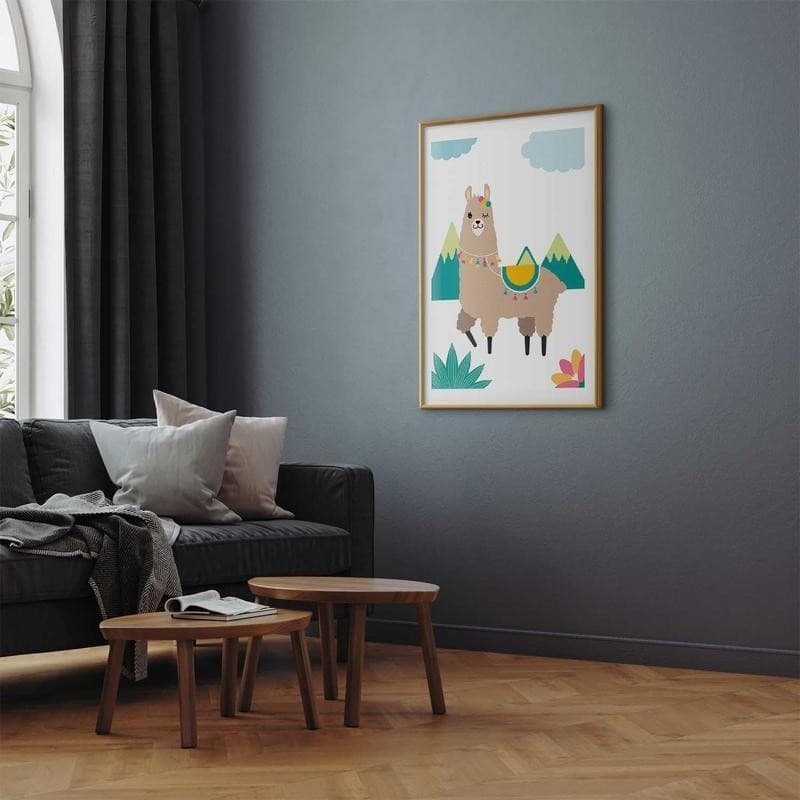 Poster - Extraordinary Llama in Poster e stampe Collezione Casa - Trebisacce, commercioVirtuoso.it