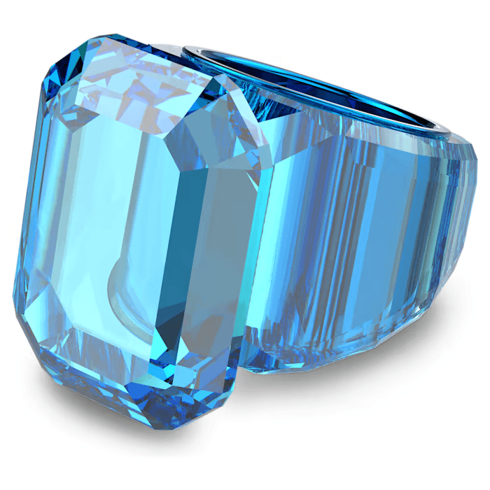 Swarovski  Anello cocktail Lucent Taglio ottagonale, Blu in Anelli Alba Gioielli - Casoria, commercioVirtuoso.it