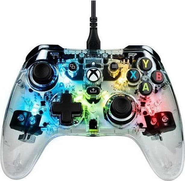 Gamepad xbox evol x pro wired clear xbxevol xprolight