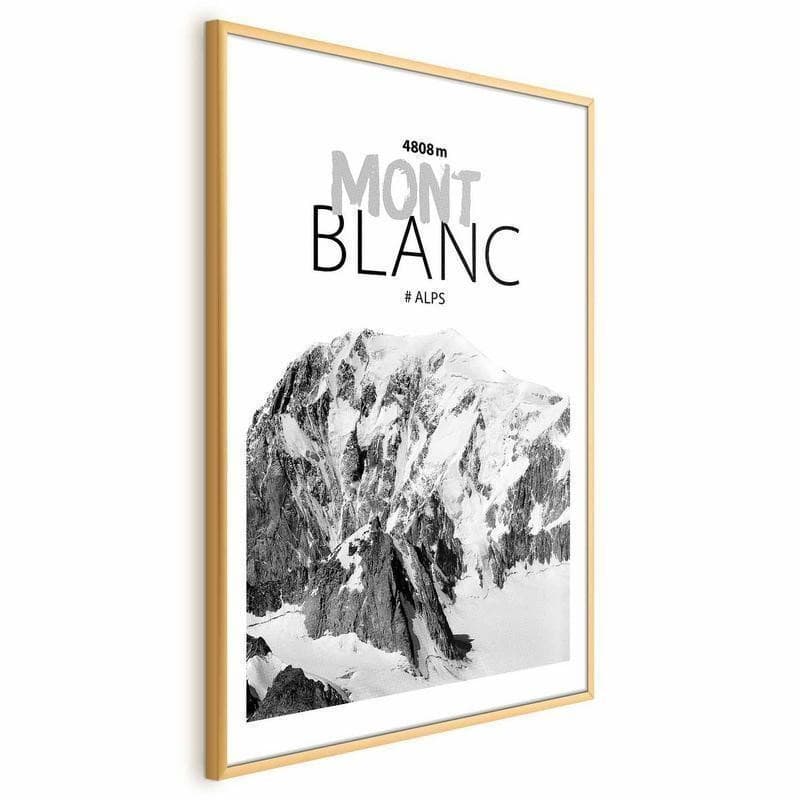 Poster - Mont Blanc in Poster e stampe Collezione Casa - Trebisacce, commercioVirtuoso.it