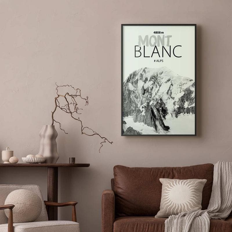 Poster - Mont Blanc in Poster e stampe Collezione Casa - Trebisacce, commercioVirtuoso.it