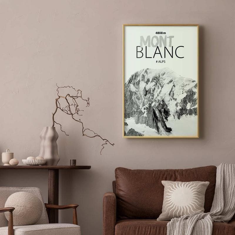 Poster - Mont Blanc in Poster e stampe Collezione Casa - Trebisacce, commercioVirtuoso.it
