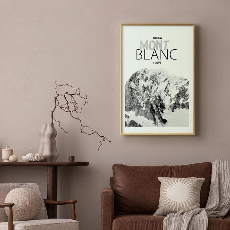 Poster - Mont Blanc in Poster e stampe Collezione Casa - Trebisacce, commercioVirtuoso.it