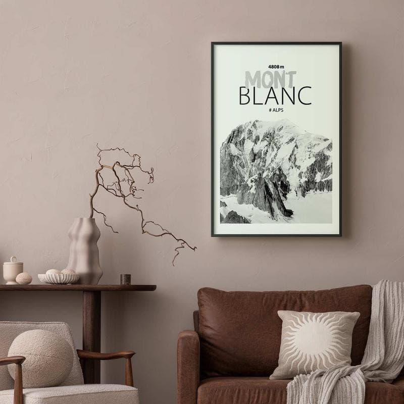 Poster - Mont Blanc in Poster e stampe Collezione Casa - Trebisacce, commercioVirtuoso.it
