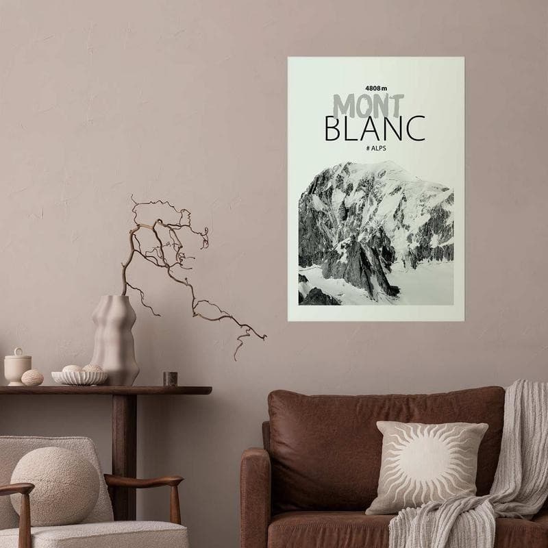 Poster - Mont Blanc in Poster e stampe Collezione Casa - Trebisacce, commercioVirtuoso.it