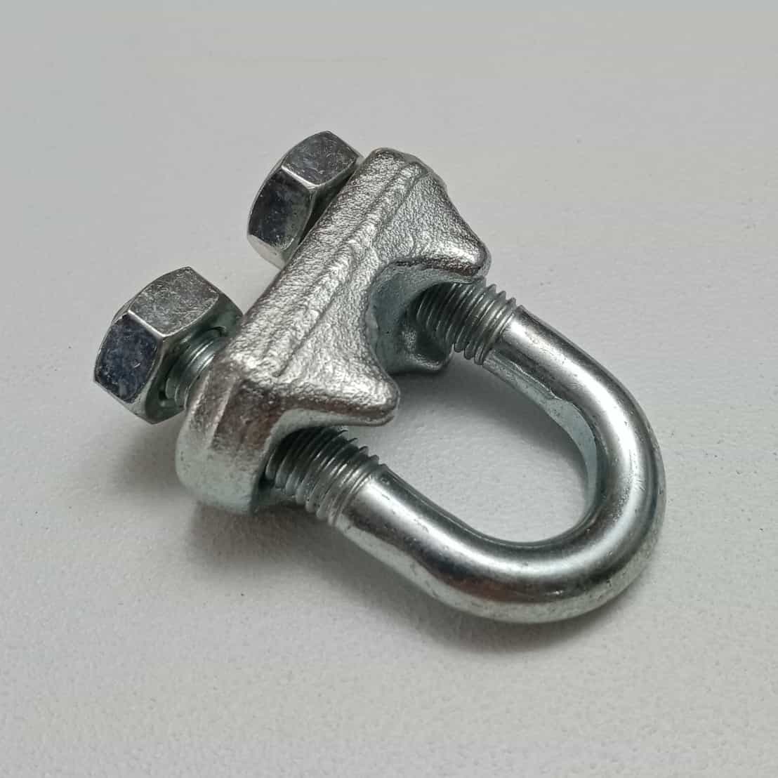 Robur morsetto zincato a cavallotto da 5mm per fune - 2pz in Morsetti per fune Aloiserw.com - Altomonte, commercioVirtuoso.it