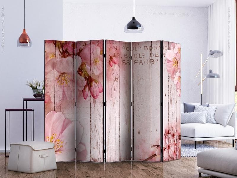 Paravento Pink apple blossoms II [Room Dividers] in Paraventi Collezione Casa - Trebisacce, commercioVirtuoso.it
