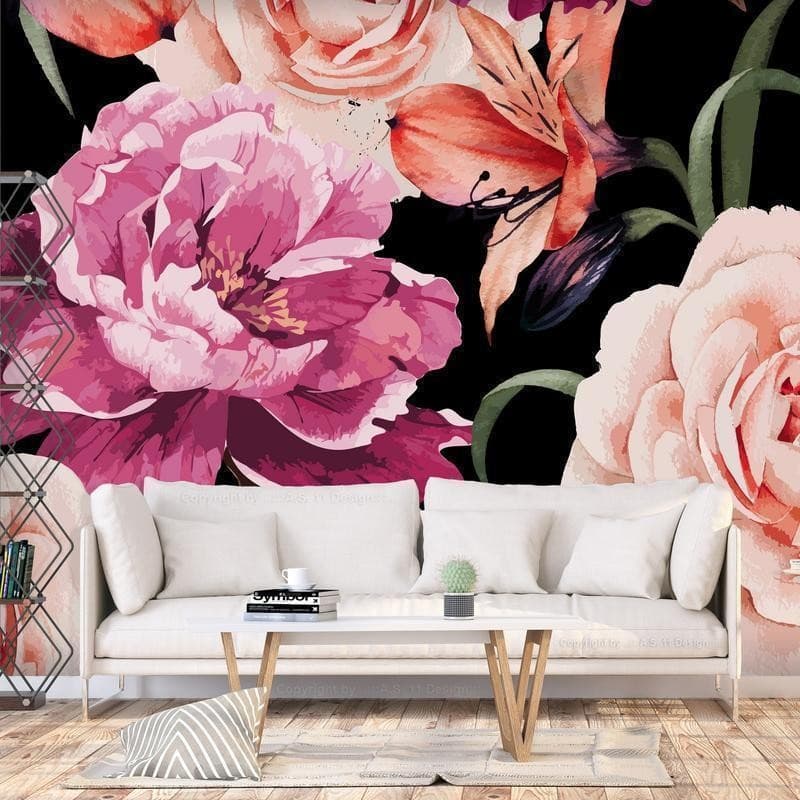 Carta da Parati Rose Bellissime in Carta da parati Collezione Casa - Trebisacce, commercioVirtuoso.it