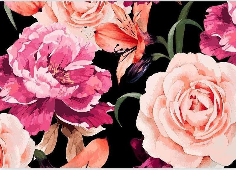 Carta da Parati Rose Bellissime in Carta da parati Collezione Casa - Trebisacce, commercioVirtuoso.it
