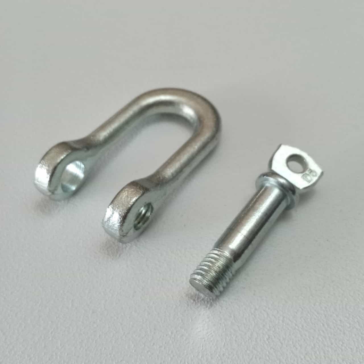 Robur 16mm 5/8 grillo di sollevamento diritto in acciaio zincato in Laccetti a catena con gancio Aloiserw.com - Altomonte, commercioVirtuoso.it