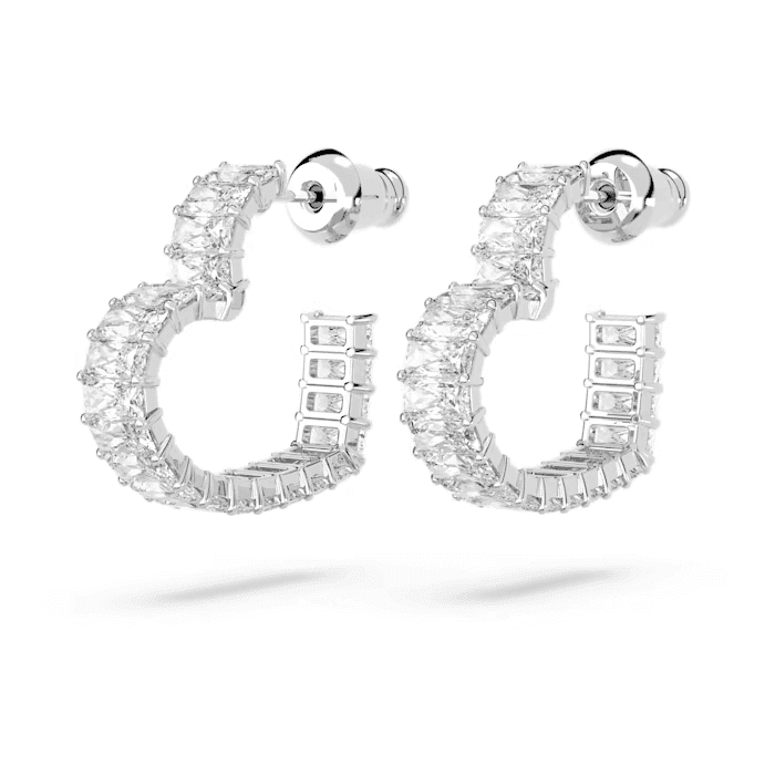 Swarovski  Orecchini a cerchio Matrix in Orecchini Alba Gioielli - Casoria, commercioVirtuoso.it