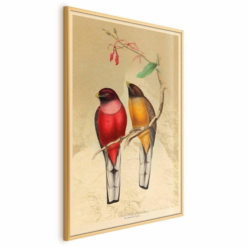 Poster - Birds on a Branch in Poster e stampe Collezione Casa - Trebisacce, commercioVirtuoso.it