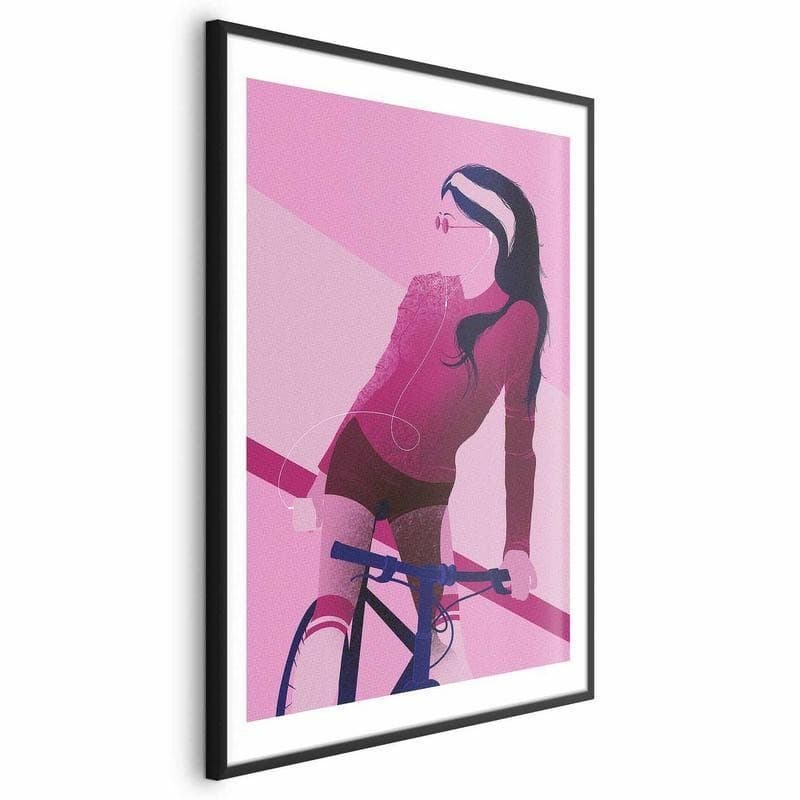 Poster - Woman on a Bicycle in Poster e stampe Collezione Casa - Trebisacce, commercioVirtuoso.it
