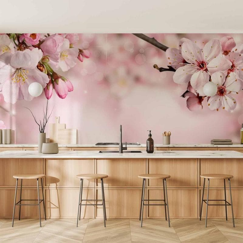Fotomurale Spring Cherry Blossom in Carta da parati Collezione Casa - Trebisacce, commercioVirtuoso.it