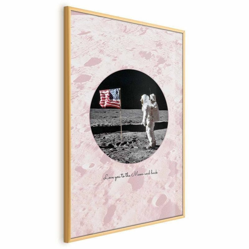 Poster - Love You to the Moon and Back in Poster e stampe Collezione Casa - Trebisacce, commercioVirtuoso.it